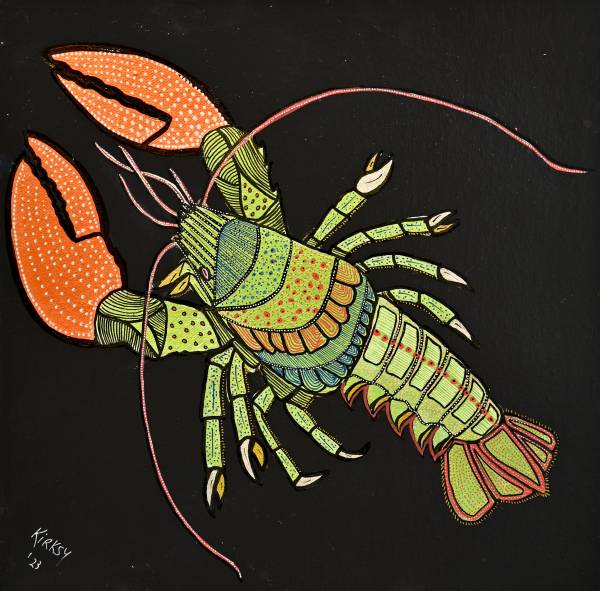 - Acrylic on Canvas, Painting by Nigel Kirkham, measuring 32 x 32 cm (H x W) £295